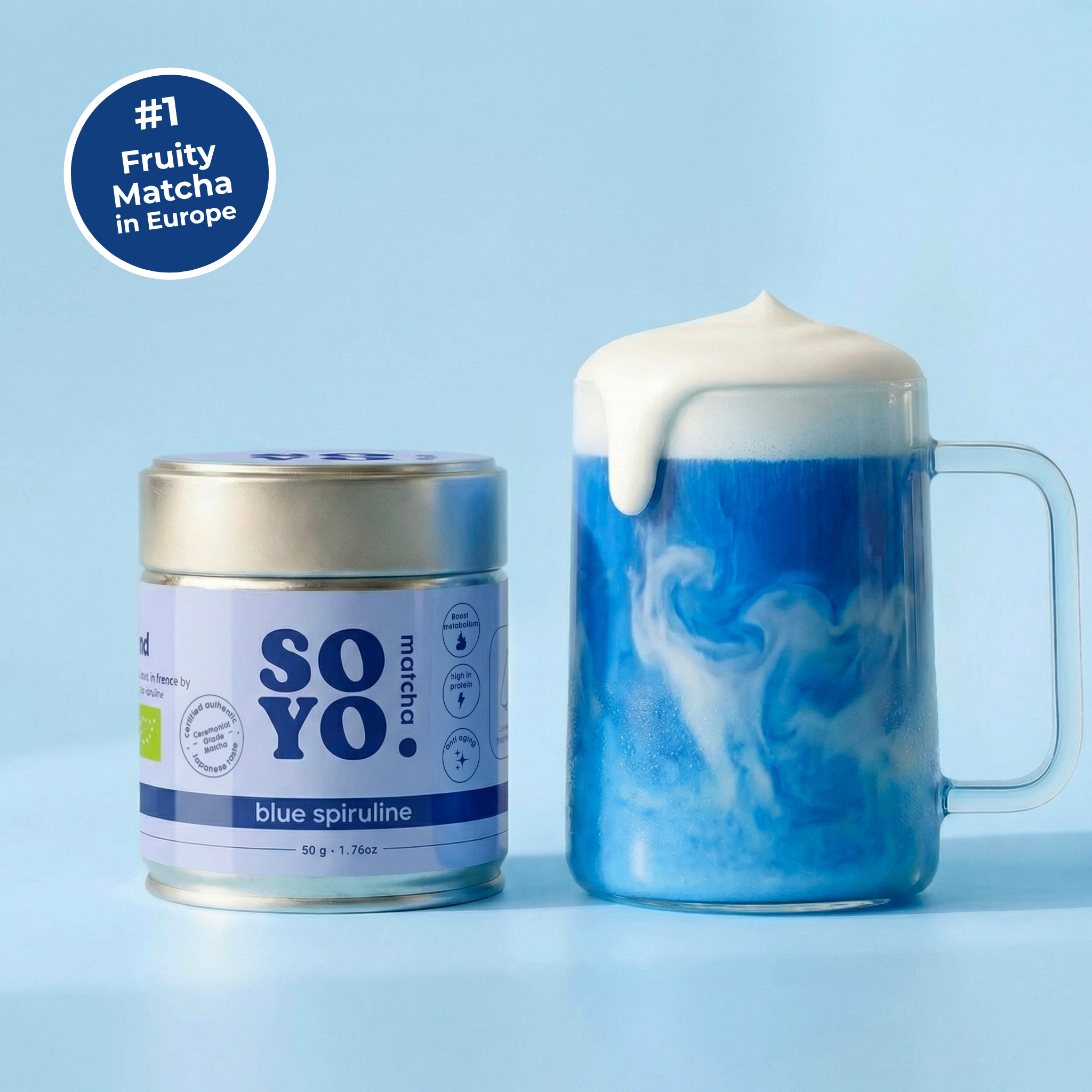Soyo Matcha Blue Spirulina